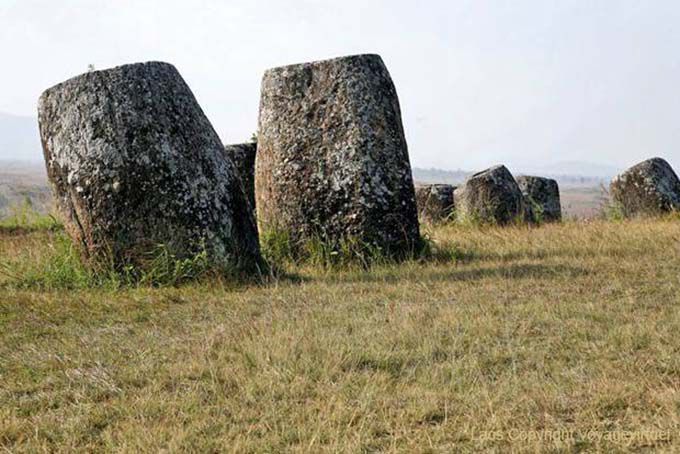 Sanctuaire ou cimetière, Plaine des Jarres, Xieng Khouang, Laos