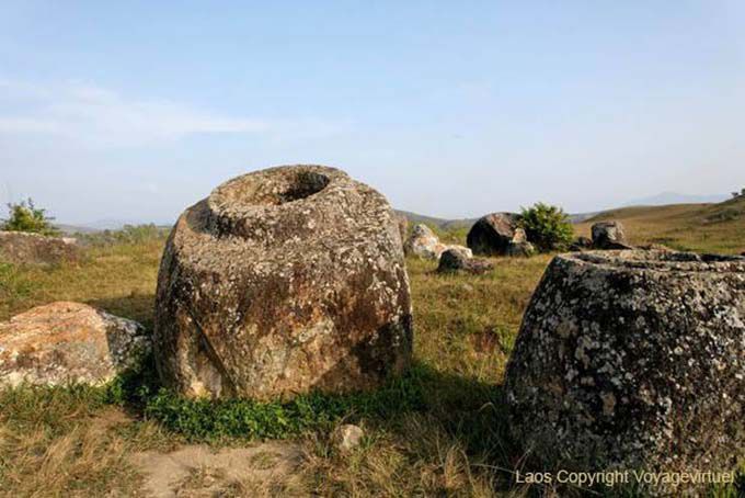 Promenade sur site 2, Plaine des Jarres, Xieng Khouang, Laos