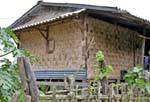 Maison en treillis de bambou, Xieng Khouang Thai Dam, Laos.