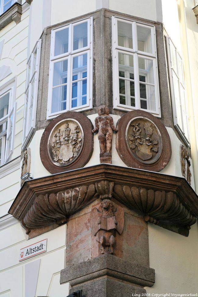 Altstadt, à l'angle de Hofgasse, Linz - Autriche