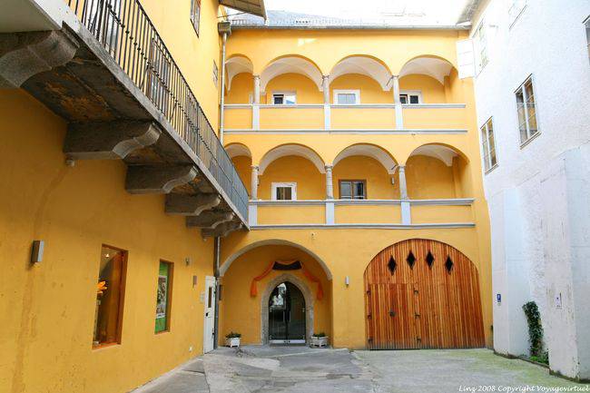 Altstadt, une cour typique, Linz - Autriche