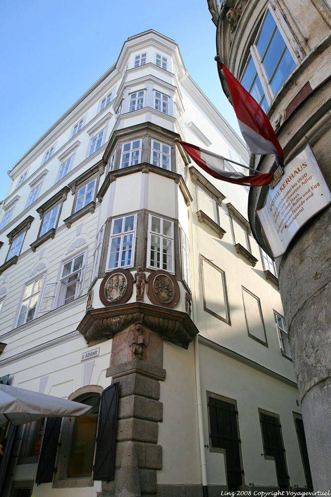 Altstadt, face à l'Apothekerhaus, Linz - Autriche