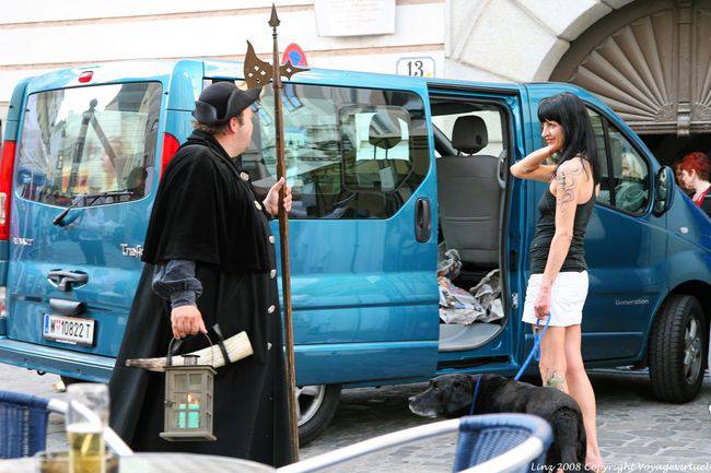 Altstadt, rencontre historique, Linz - Autriche