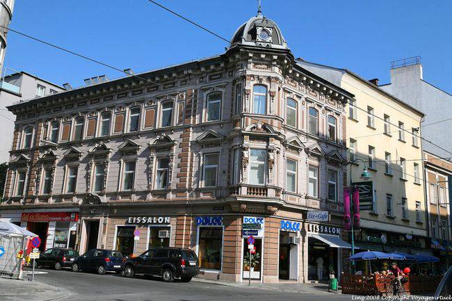 Immeuble à l'intersection Schillerstrasse, Landstrasse, Linz - Autriche