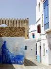Peinture murale, Asilah, Maroc.