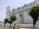 L'église chrétienne Saint Bartholomew, place Zellaka, Asilah, Maroc.