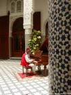 Le pianiste du riad, Fès, Maroc.