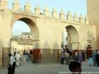 Double porte Bab Makina, Fès el Jedid, Maroc.