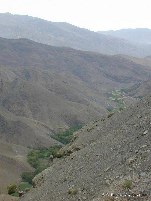 Sur la route du Tizi'n Tichka entre Marrakech et Ouarzazate - Maroc