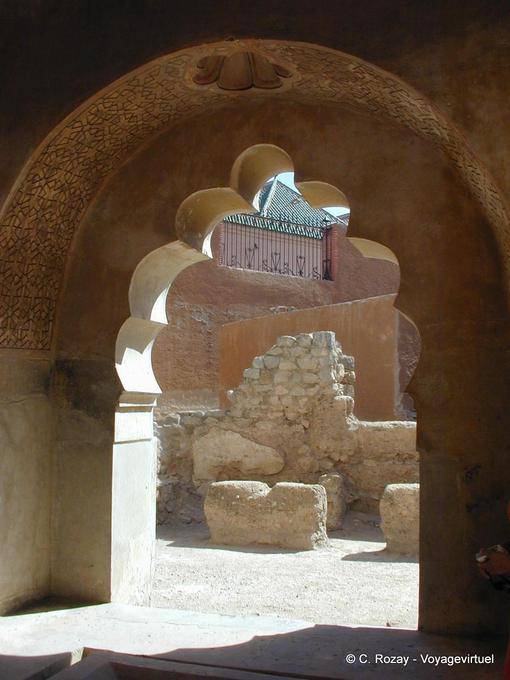 Architecture almoravide de la Koubba Ba'Adiyn, Marrakech - Maroc