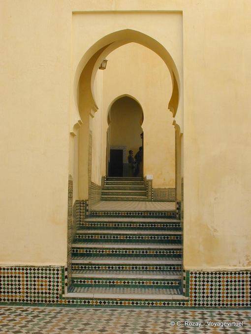 Entrée du tombeau de Moulay Ismaïl, Meknès - Maroc