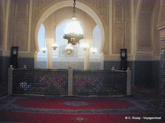 Vue intérieure du mausolée de Moulay Ismaïl, Meknès - Maroc