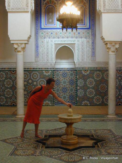 Mausolée de Moulay Ismaïl, architecture intérieure, Meknès - Maroc