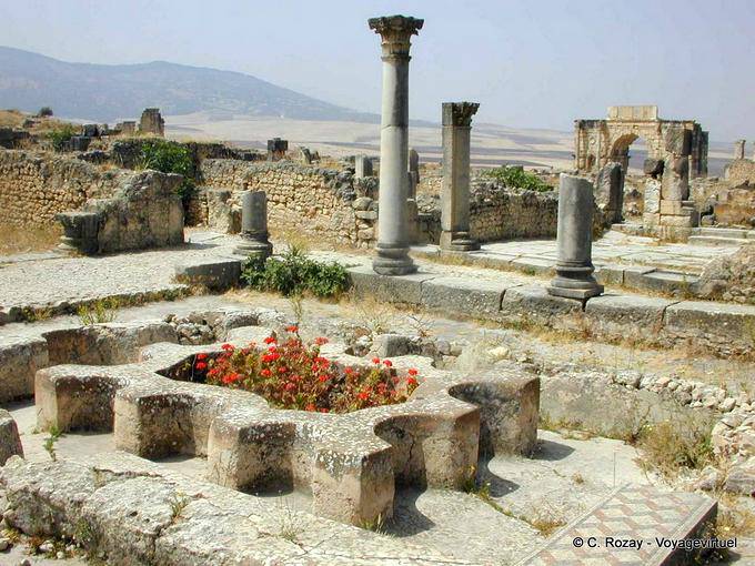 Maison des néréides, Volubilis - Maroc