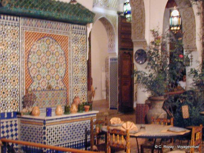 Restaurant Le Riad, au fond de la Médina, Meknès - Maroc