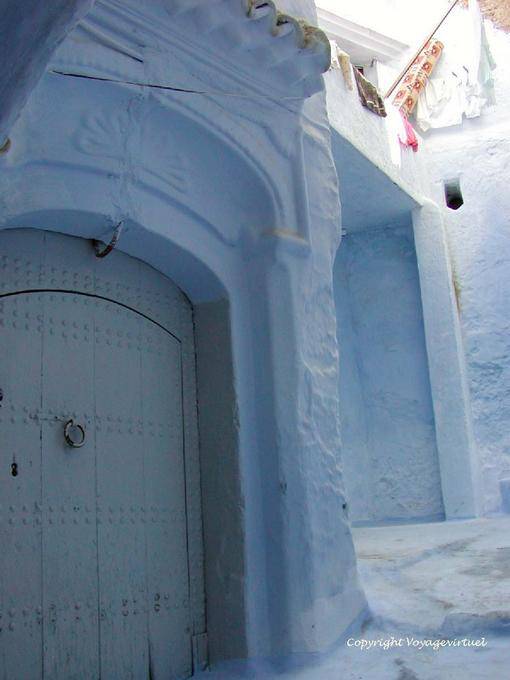 Esthétique de porte, Médina, Chefchaouen - Maroc