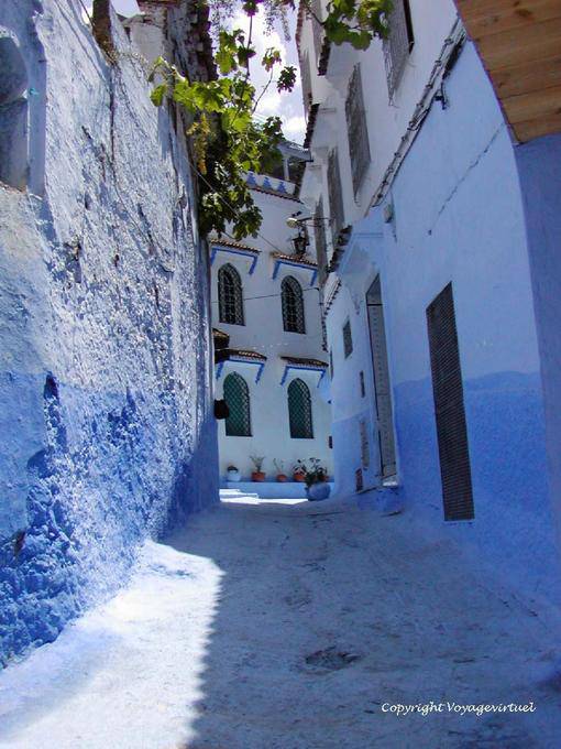 Chefchaouen, architecture et ruelle bleue - Maroc