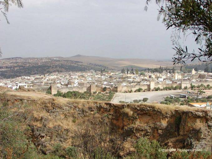 Panoramique sur la ville de Moulay Idriss, Fès El Jdid - Maroc