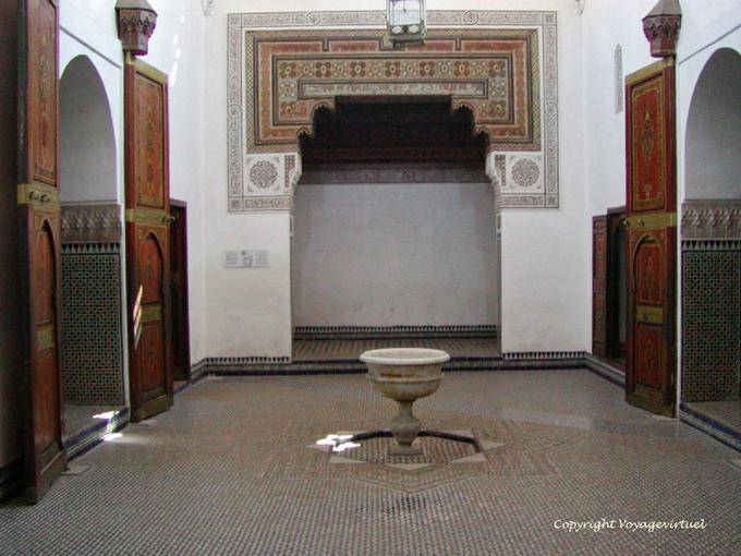 L'appartement privé de la noble épouse Lalla Zineb, Palais de la Bahia, Marrakech - Maroc