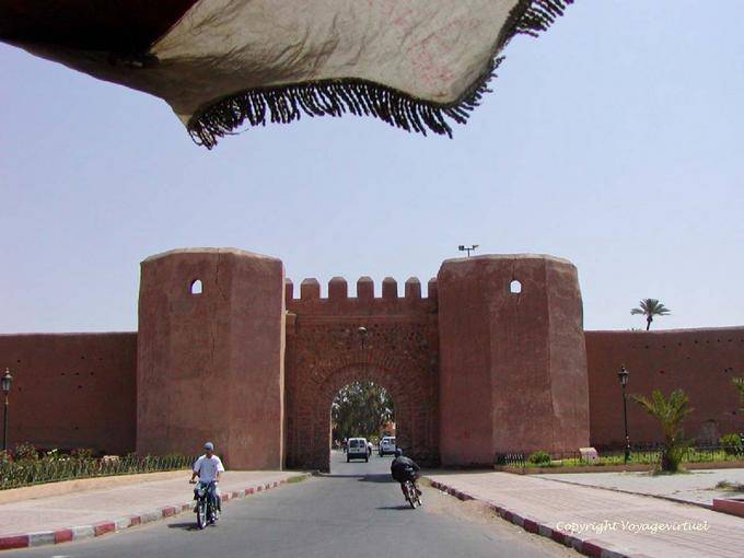 Porte, muraille et remparts, Marrakech - Maroc