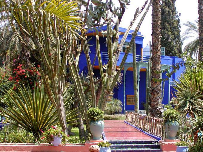 Le musée bleu, ancien atelier de Jacques Majorelle, Marrakech - Maroc