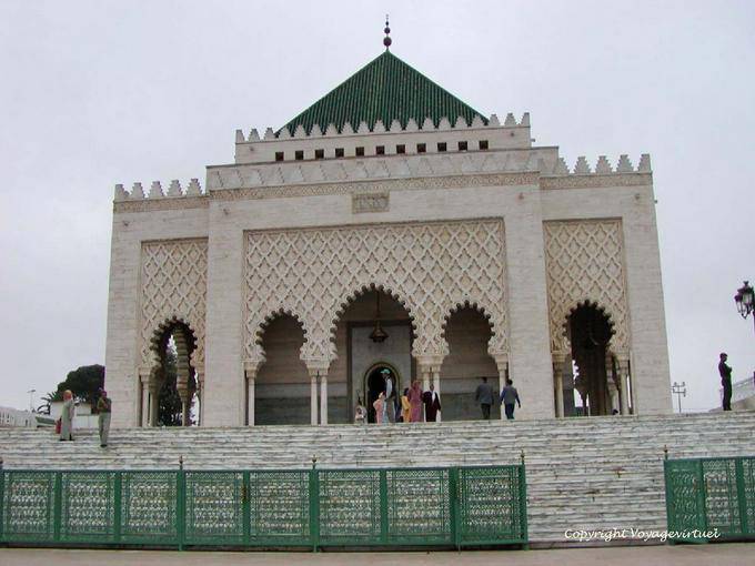 Façade du Tombeau du roi Mohammed V, Rabat - Maroc
