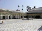 Cour d'honneur et chambres des concubines, Palais de la Bahia, Marrakech, Maroc.