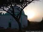 Un Marabout au coucher du soleil, Oualidia, Maroc.