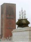 Rabat, la Tour Hassan commencée en 1196 à l'initiative du sultan almohade Abu Yusuf Yaqub al-Mansur, Maroc.