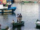 Rentrée des pêcheurs au port, Al Hoceïma, Maroc.
