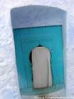 Porte au voile, Chefchaouen, Maroc.