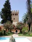 Grand patio Kasbah de Chefchaouen, Maroc.