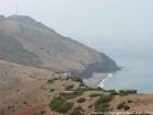 La côte vers Aouchtame Bni Said en allant vers Tétouan, Maroc.