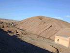 Ait Benhaddou, formations géologiques, Maroc.