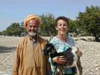 Essaouira, balade avec un berger entre les arganiers, Maroc.
