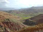 Vallée vue en montant le Ti'zn Tichka, Maroc.