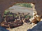 Ait Ben Haddou, panorama sur la kasbah marocaine, Maroc.