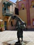 Statue du porteur d'eau, Musée de Marrakech, Maroc.