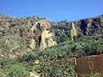 Les Cascades d'Imouzzer, sans eau cette année-là, Maroc.