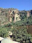 Le Voile de la mariée à sec, cascade d'Imouzzer des Ida-Outanane, Maroc.