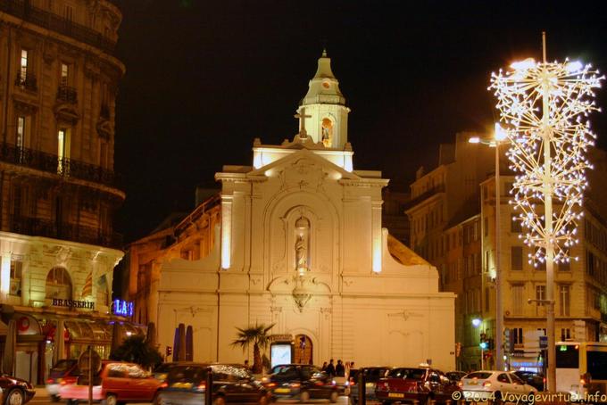 Eglise des Augustins by night, Marseille - France