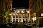 Opéra vu de nuit, rue Beauvau, Marseille, France.