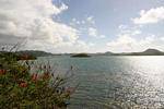 Paysage de la baie de Fort de France, Martinique.