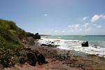 Pointe rocheuse dans les environs de la Savane des Pétrifications, Martinique.