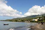 Rives de l'anse Turin, Saint Pierre, Martinique.
