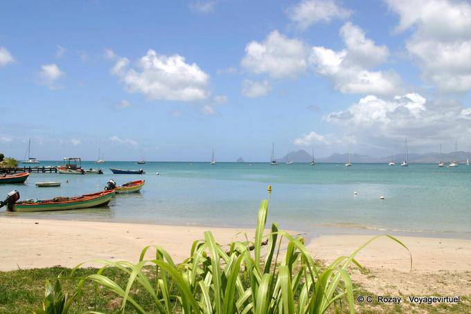 Plage de l'Anse Caritan vers Sainte Anne - Martinique