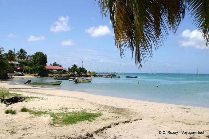 Bout de plage aux environs de Sainte Anne - Martinique