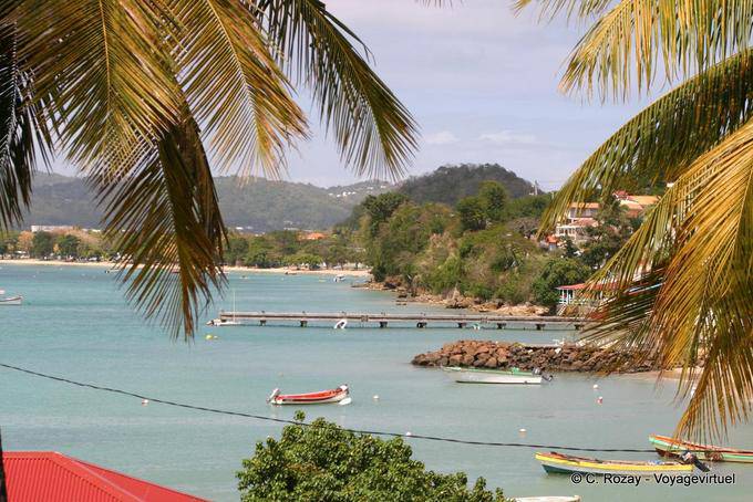 Panorama sur les rivages de Sainte Anne - Martinique