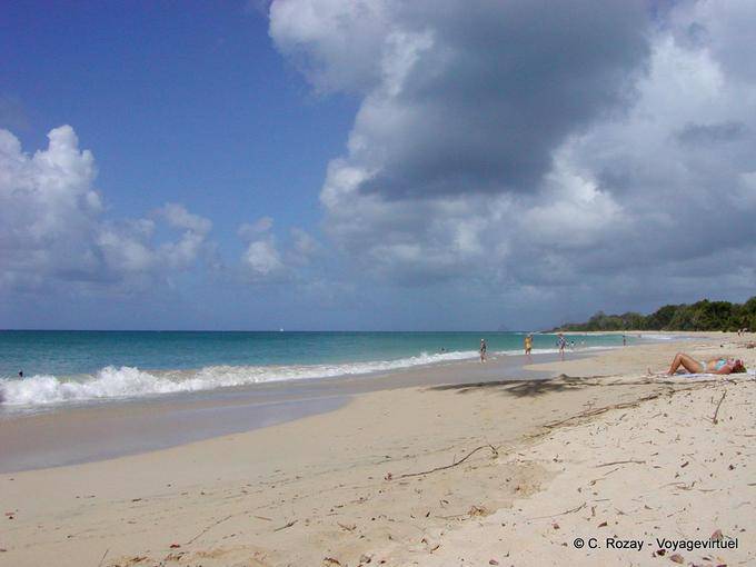 Repos sur la plage des Salines - Martinique