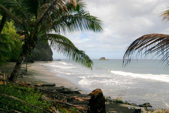 La plage sauvage de l'Anse Couleuvre - Martinique